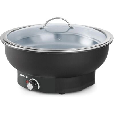 Hendi Tesino Plat Chauffant Électrique - 6,8L - Noir Hendi Tesino Plat Chauffant Électrique - 6,8L - Noir