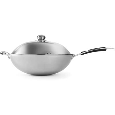 Hendi 239773 Edelstahl Induktions Wokpfanne Hendi 239773 Edelstahl Induktions Wokpfanne