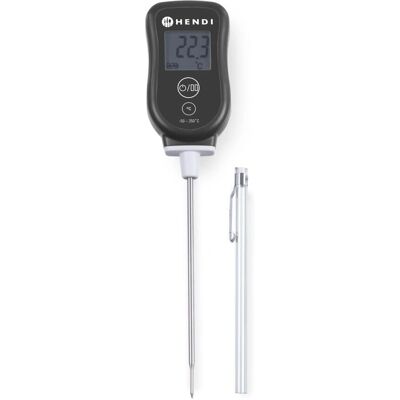 Hendi Digitalthermometer - Präzise, Wasserdicht IP65, Edelstahlsonde Hendi Digitalthermometer - Präzise, Wasserdicht IP65, Edelstahlsonde