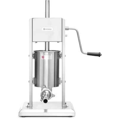 Machine à Saucisse Hendi - 3L Inox, 2 Vitesses, Compacte - Publicité Machine à Saucisse Hendi - 3L Inox, 2 Vitesses, Compacte - Publicité