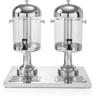Hendi Roestvrij Staal 2x8L Sapdispenser - Keukengerei Hendi Roestvrij Staal 2x8L Sapdispenser - Keukengerei