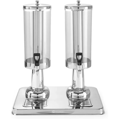 Hendi 425435 Edelstahl Saftspender - Doppel 2x3L Hendi 425435 Edelstahl Saftspender - Doppel 2x3L