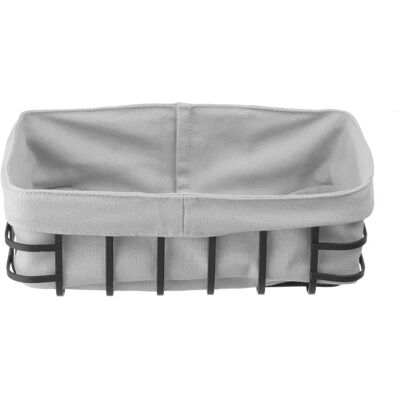 Cesta di pane rettangolare nera Hendi 427132 con sacchetto Cesta di pane rettangolare nera Hendi 427132 con sacchetto