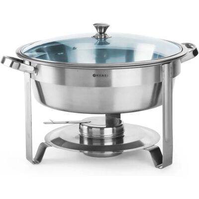 Hendi 470619 Edelstahl runder Chafing Dish - 3,5L Hendi 470619 Edelstahl runder Chafing Dish - 3,5L