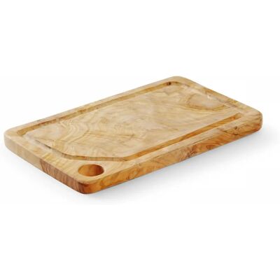 Piatto di servizio in legno di olivo Hendi - 335x205mm - Durevole, Unico Piatto di servizio in legno di olivo Hendi - 335x205mm - Durevole, Unico