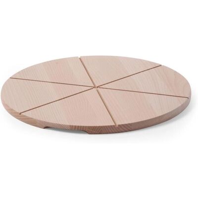 Hendi Buchenholz Pizzabrett - 300mm - Für 6 Stücke Hendi Buchenholz Pizzabrett - 300mm - Für 6 Stücke