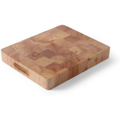 Hendi Rubberwood Snijplank - 26,5x32,5cm - Duurzaam, Ergonomisch Hendi Rubberwood Snijplank - 26,5x32,5cm - Duurzaam, Ergonomisch