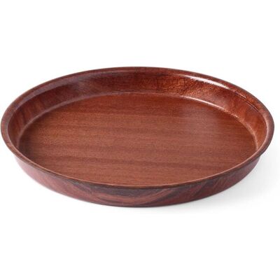 Hendi Round Non-slip Wooden Tray - 42cm - Serving Tray Hendi Round Non-slip Wooden Tray - 42cm - Serving Tray