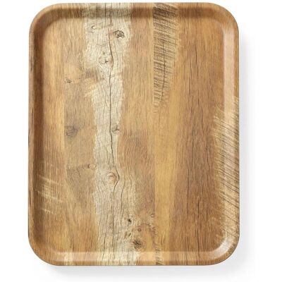 Hendi Melamin Servierplatte - Holzdesign - 430x330mm - Servierplatte Hendi Melamin Servierplatte - Holzdesign - 430x330mm - Servierplatte