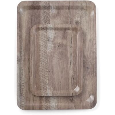 Hendi 508954 Food Service Tray - Dunkles Holz - 530x370mm Hendi 508954 Food Service Tray - Dunkles Holz - 530x370mm