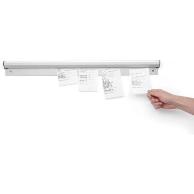 Hendi 915 mm Porte-Fiches en Aluminium Satiné - Fixation Murale Hendi 915 mm Porte-Fiches en Aluminium Satiné - Fixation Murale