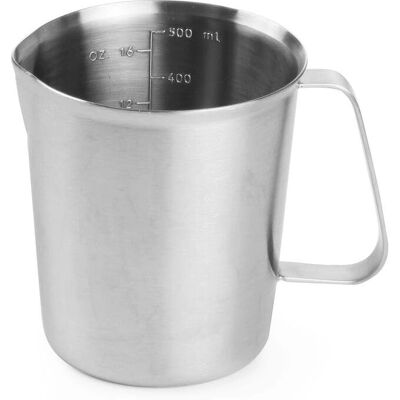 Pichet mesureur en acier inoxydable - 0,5 L - Cuisine & Restauration Pichet mesureur en acier inoxydable - 0,5 L - Cuisine & Restauration