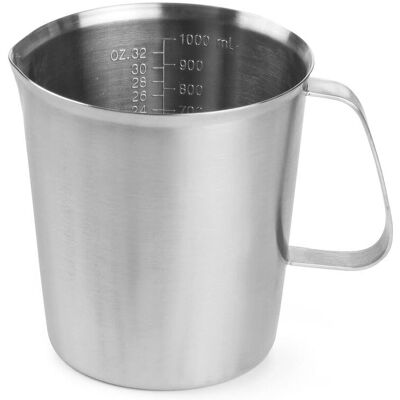 Broc Mesureur en acier inoxydable Hendi - 1L - Cuisine & Industrie Broc Mesureur en acier inoxydable Hendi - 1L - Cuisine & Industrie