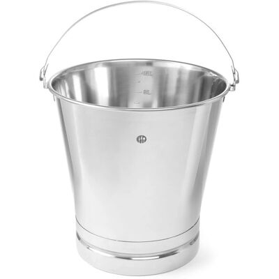 Hendi Edelstahl 10L Eimer mit Verstärktem Boden Hendi Edelstahl 10L Eimer mit Verstärktem Boden