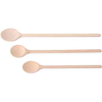 Set de Cuillères en Bois Hendi - 3 Tailles - Outil Professionnel Set de Cuillères en Bois Hendi - 3 Tailles - Outil Professionnel