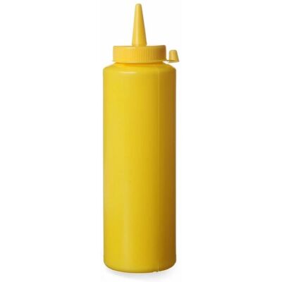 HENDI 557907 Bouteille distributeur de sauce - Jaune - 0,7 L - Publicité HENDI 557907 Bouteille distributeur de sauce - Jaune - 0,7 L - Publicité