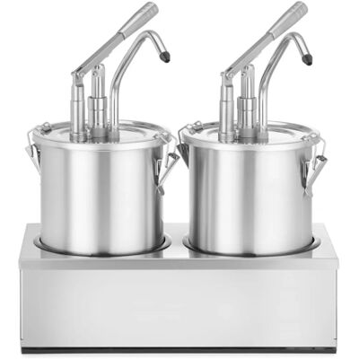 Dispensador de Salsa en Acero Inoxidable 9L - Dispensador de Salsa Dispensador de Salsa en Acero Inoxidable 9L - Dispensador de Salsa
