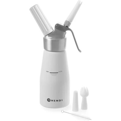 Hendi 588031 Utensile da cucina in alluminio - Sifone per panna montata - 250ml Hendi 588031 Utensile da cucina in alluminio - Sifone per panna montata - 250ml