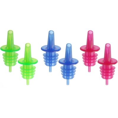 Hendi 599457 Weinbelüfter - Set mit 6 bunte Ausgießer Hendi 599457 Weinbelüfter - Set mit 6 bunte Ausgießer