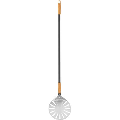 Hendi Edelstahl runde perforierte Pizzaschaufel - 1200x230mm Hendi Edelstahl runde perforierte Pizzaschaufel - 1200x230mm