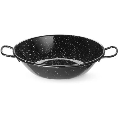 Hendi 622834 Sartén de Paella de Acero Esmaltado Profundo - 185 mm - Accesorio de Cocina Hendi 622834 Sartén de Paella de Acero Esmaltado Profundo - 185 mm - Accesorio de Cocina