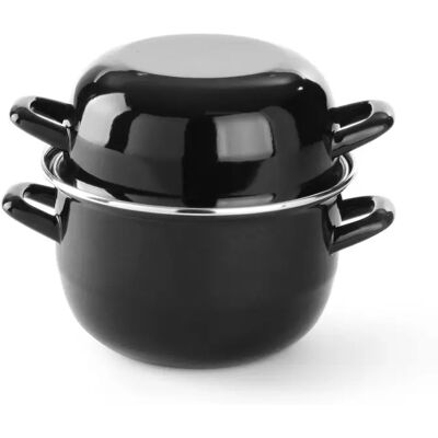 Hendi 625002 Cassolette à Moules Émaillée - 2,3 L - Publicité Hendi 625002 Cassolette à Moules Émaillée - 2,3 L - Publicité