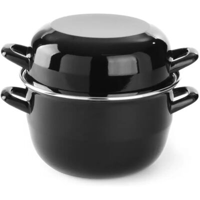 Hendi 625057 Cocotte à Moules Emaillee 3 L - Poêle Hendi 625057 Cocotte à Moules Emaillee 3 L - Poêle
