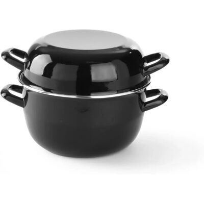 Hendi 625101 Casserole émaillée noire - Casserole Hendi 625101 Casserole émaillée noire - Casserole