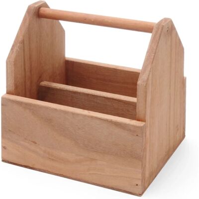 Hendi 664315 Holz Küchen Organizer - 2 Fächer Hendi 664315 Holz Küchen Organizer - 2 Fächer