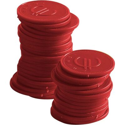 Accessoire de Cuisine Hendi 665145 - Rouge - 100 Jetons Accessoire de Cuisine Hendi 665145 - Rouge - 100 Jetons