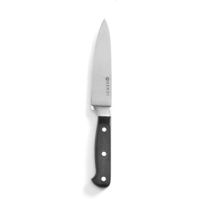 Couteau de Chef Kitchen Line - Acier inoxydable, Manche noir Couteau de Chef Kitchen Line - Acier inoxydable, Manche noir