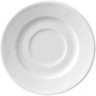 Hendi Saturn 125 mm Porzellanuntertasse - Stapelbar & Langlebig Hendi Saturn 125 mm Porzellanuntertasse - Stapelbar & Langlebig
