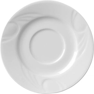 Hendi 798034 Untertasse - Stapelbare Porzellan 125mm - Untertasse für Espresso Hendi 798034 Untertasse - Stapelbare Porzellan 125mm - Untertasse für Espresso