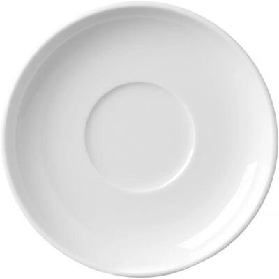 Hendi - Soucoupe Ø145 - Porcelaine blanche - Sous-tasse tasse - Publicité Hendi - Soucoupe Ø145 - Porcelaine blanche - Sous-tasse tasse - Publicité