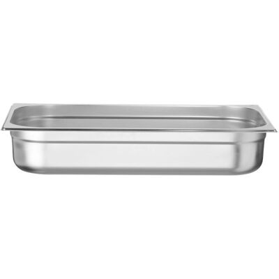 Contenant Gastronorme GN 1/1 en Acier Inoxydable - 14L, 100mm Profondeur Contenant Gastronorme GN 1/1 en Acier Inoxydable - 14L, 100mm Profondeur