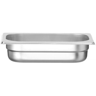 HENDI Gastronorm Lebensmittelbehälter - GN 1/4 - -40°C bis 300°C - Edelstahl HENDI Gastronorm Lebensmittelbehälter - GN 1/4 - -40°C bis 300°C - Edelstahl