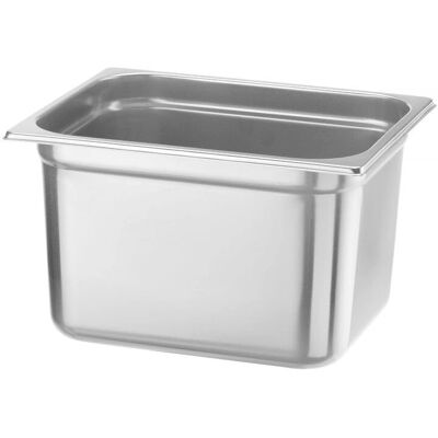 Contenant en acier inoxydable perforé GN 1/2 - 4L - Conforme alimentaire Contenant en acier inoxydable perforé GN 1/2 - 4L - Conforme alimentaire