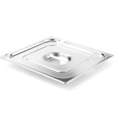 Hendi 805114 Couvercle pour poêle - Compatible avec conteneurs GN 2/3 - Publicité Hendi 805114 Couvercle pour poêle - Compatible avec conteneurs GN 2/3 - Publicité