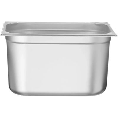 Contenant de stockage alimentaire en acier inoxydable Hendi 806258 - GN 2/3 15,5L - Publicité Contenant de stockage alimentaire en acier inoxydable Hendi 806258 - GN 2/3 15,5L - Publicité