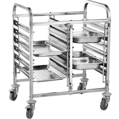 Hendi 810569 Wózek serwisowy do żywności - 12 półek GN 1/1 - 150kg udźwig Hendi 810569 Wózek serwisowy do żywności - 12 półek GN 1/1 - 150kg udźwig