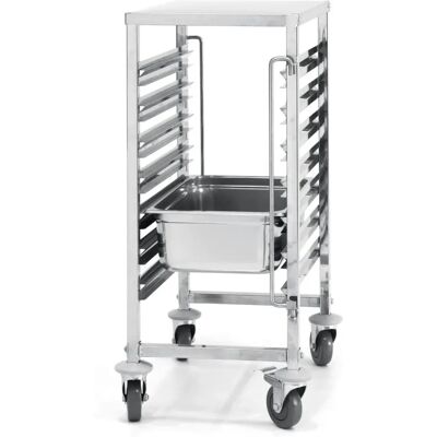 Hendi 810668 Food Service Wagen - Edelstahl, 7 GN 1/1, 55x38x92,5cm Hendi 810668 Food Service Wagen - Edelstahl, 7 GN 1/1, 55x38x92,5cm