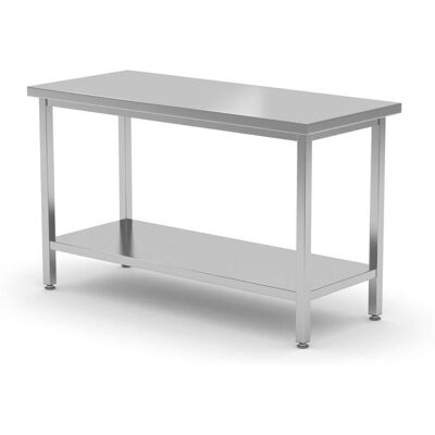 Hendi Schwere Edelstahl Arbeitstisch - 70x160x85cm Hendi Schwere Edelstahl Arbeitstisch - 70x160x85cm