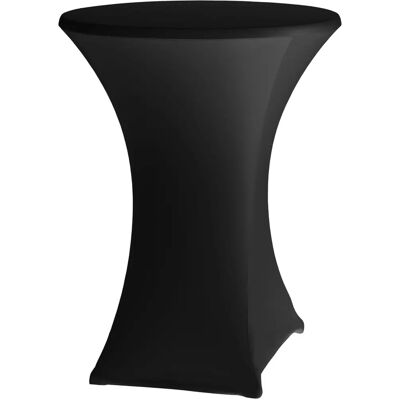 Fodera rotonda nera per catering - 70cm Fodera rotonda nera per catering - 70cm