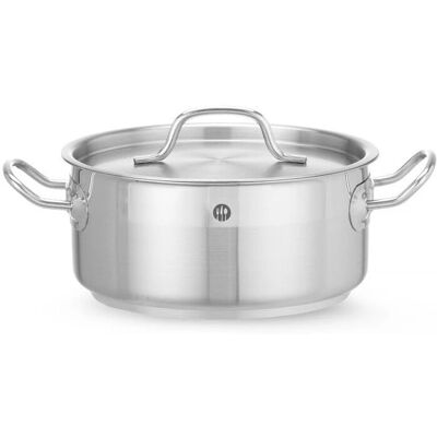 Hendi Casserole basse en acier inoxydable 2,8L - Poêles Hendi Casserole basse en acier inoxydable 2,8L - Poêles