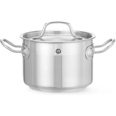 Ensemble de Casseroles en Acier Inoxydable Hendi - 2L, Impact Bonding, Induction Ensemble de Casseroles en Acier Inoxydable Hendi - 2L, Impact Bonding, Induction