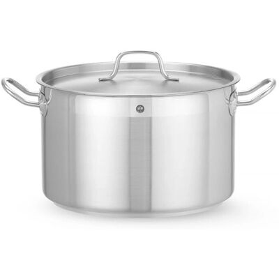 Casserole en Acier Inoxydable Impact Bonding 10L Hendi 831502 - Argent Casserole en Acier Inoxydable Impact Bonding 10L Hendi 831502 - Argent
