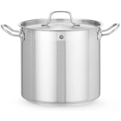 Pentola in acciaio inox di alta qualità Hendi - 10L - Adatta a tutte le cucine Pentola in acciaio inox di alta qualità Hendi - 10L - Adatta a tutte le cucine