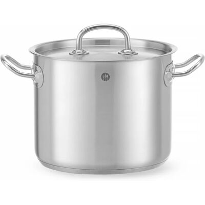 Cocotte en acier inoxydable avec couvercle Hendi 837207 - 5L, Compatible induction Cocotte en acier inoxydable avec couvercle Hendi 837207 - 5L, Compatible induction