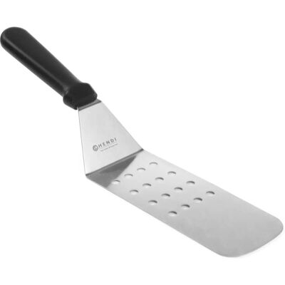 Hendi 855720 Spatule de Cuisine - Acier Inoxydable Perforé Flexible - 73x370mm Hendi 855720 Spatule de Cuisine - Acier Inoxydable Perforé Flexible - 73x370mm