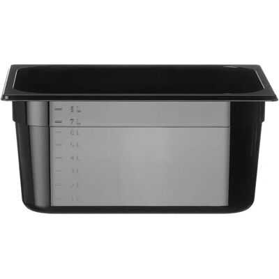 Contenant alimentaire noir Hendi 862414 GN 1/2 9,5L Contenant alimentaire noir Hendi 862414 GN 1/2 9,5L